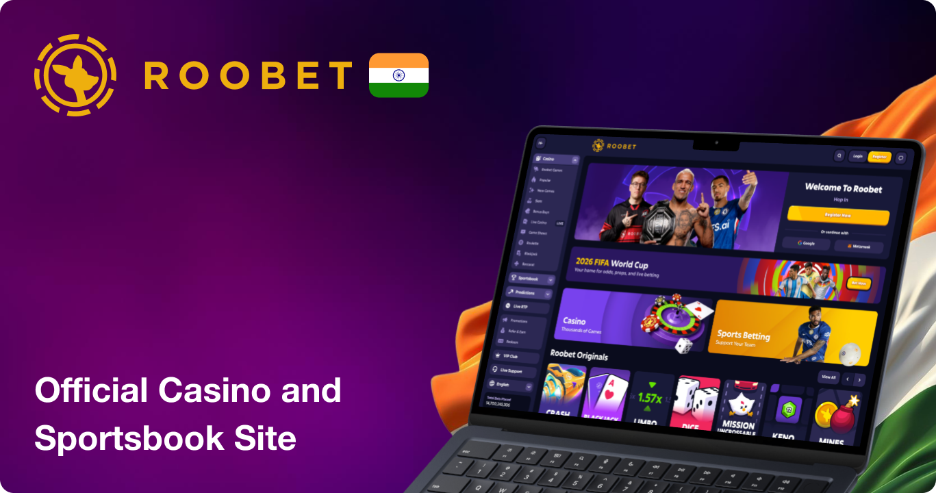 Roobet Online Casino - Official Casino and Sportsbook Site in India